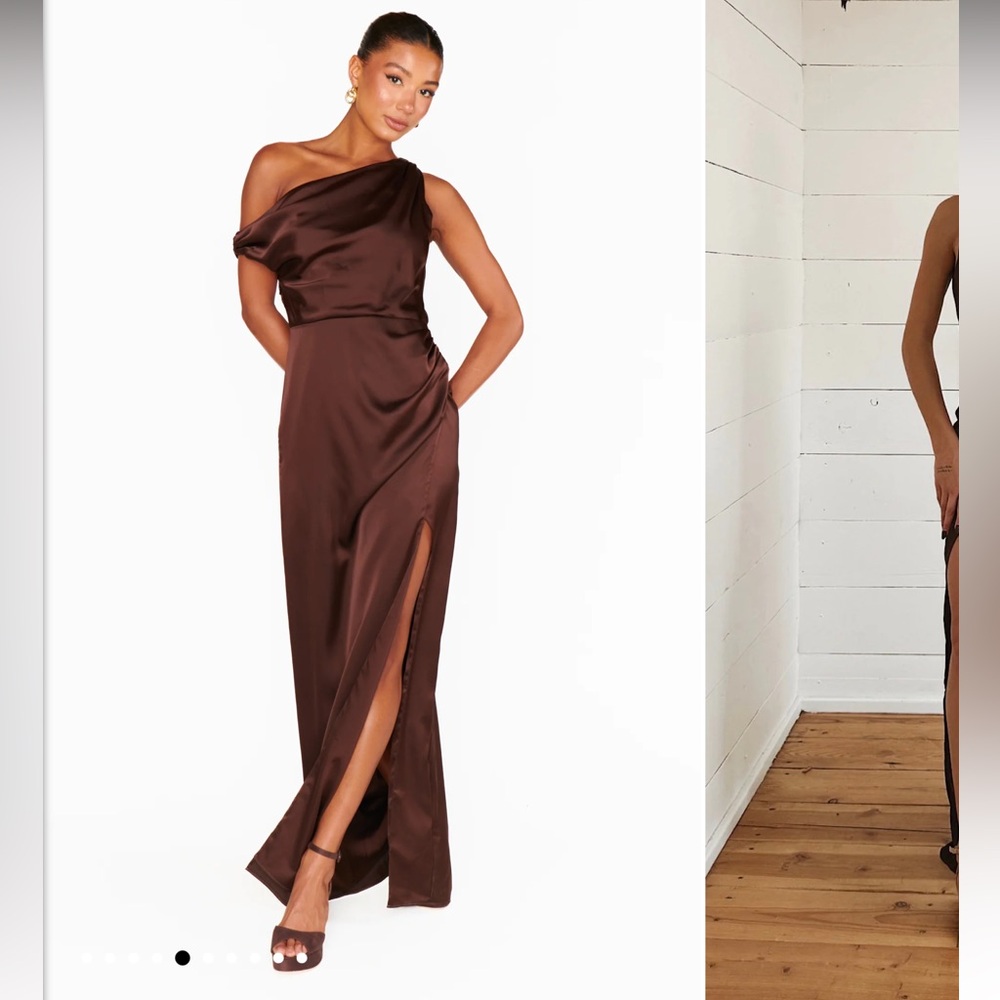 Show Me Your MuMu Chocolate Dress